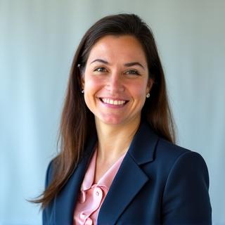 Ritratto professionale di Elena Valenti, fondatrice di Stagioni Lab, sorridente e sicura.